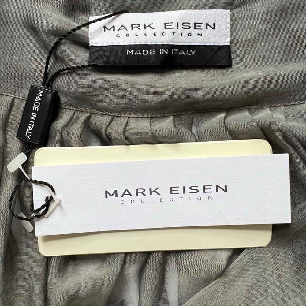 NWT - Vintage Marc Eisen Collection 100% chiffon grey maxi skirt-Circa 90’s